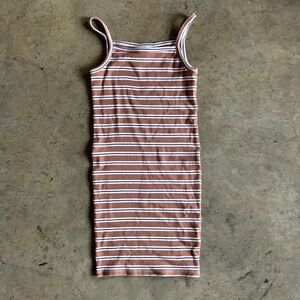 H&M striped mini dress